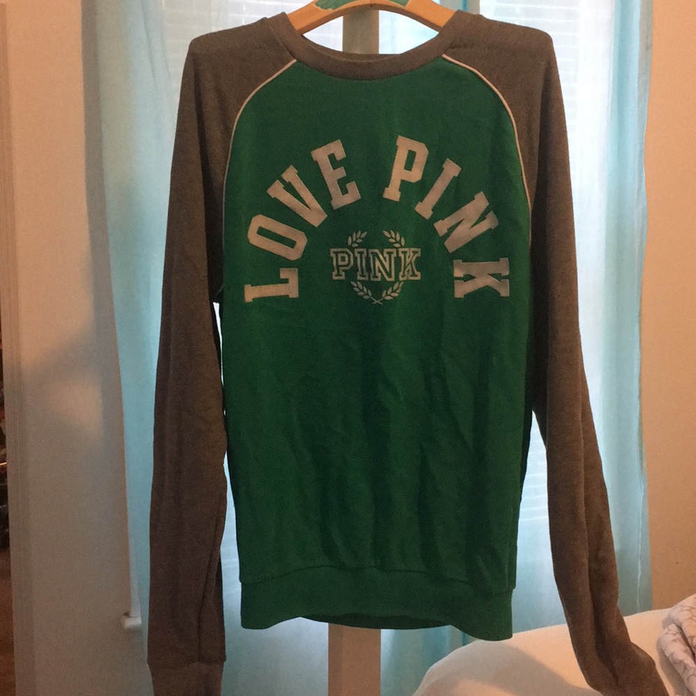 Pink Victoria secrets crew neck sweatshirt